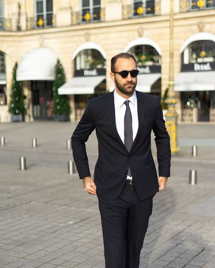 Thibaud in Place Vendôme, Paris