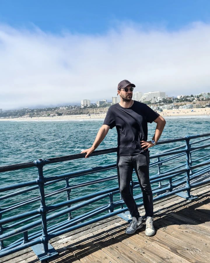 Thibaud on Santa Monica Pier